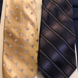 2 Pierre Cardin ties